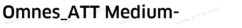 Omnes_ATT Medium字体转换 Omnes_ATT Medium字体转换